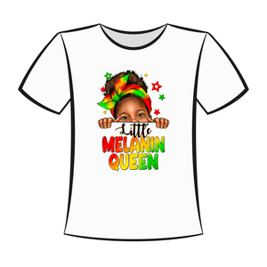 DTF Design: Little Melanin Queen Peekaboo
