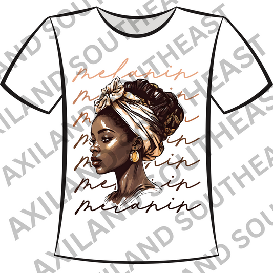 DTF Design: Melanin Girl