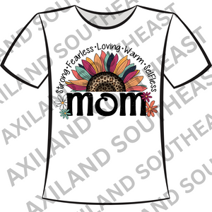 DTF Design: Strong Fearless Mom