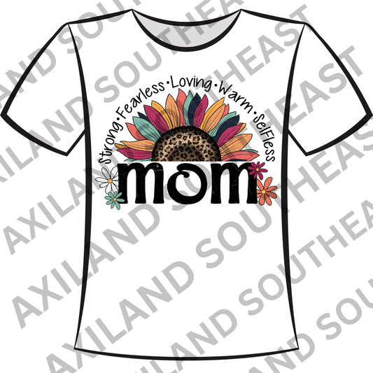 DTF Design: Strong Fearless Mom