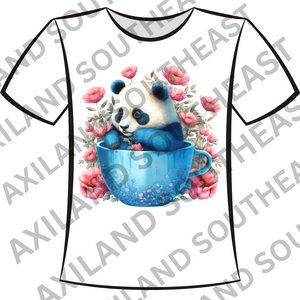DTF Design: Panda in a Cup