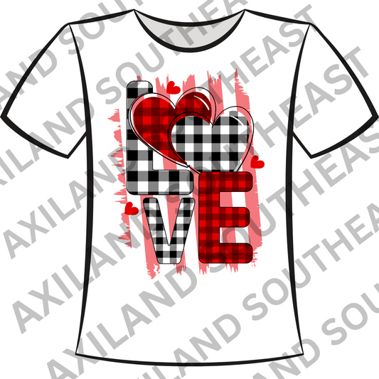 DTF Design: Patterned Love