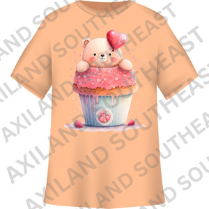 DTF Design: Cute Bear in a CupcakeDTF Design: Cute Bear in a Cupcake