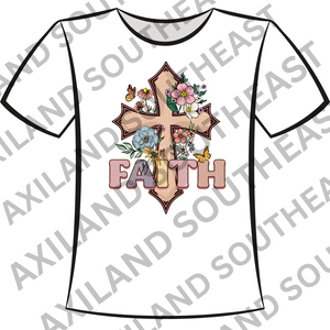 DTF Design: Cross with Faith