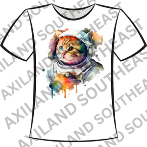 DTF Design: Astronaut Cat