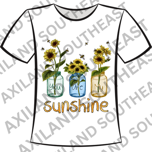 DTF Design: You Are My Sunshine