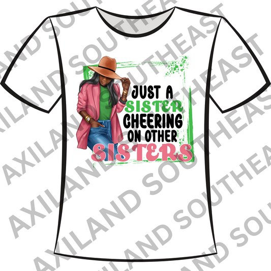 DTF Design: Sisters Cheering Sisters