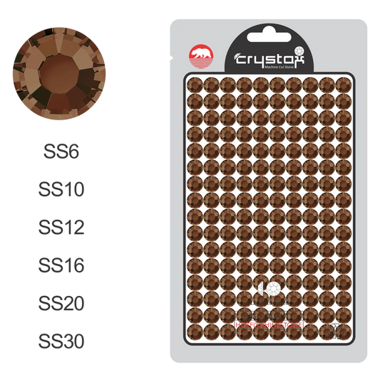Brown Hot-fix Rhinestone Pro Bag
