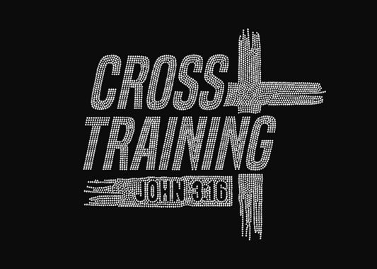 Hotfix Rhinestone Transfer: Cross Training