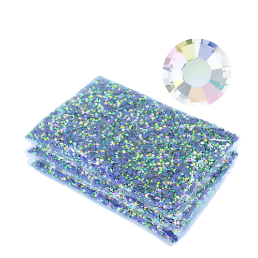 Crystal AB Hot-fix Rhinestone Wholesale Polybag | CrystAX