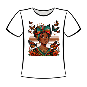 DTF Design: African Style Lady