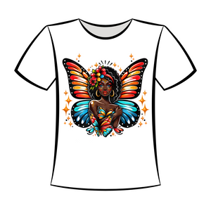 Colorful Butterfly Woman