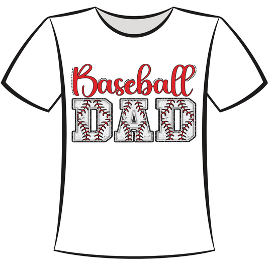 DTF Design: Baseball Dad