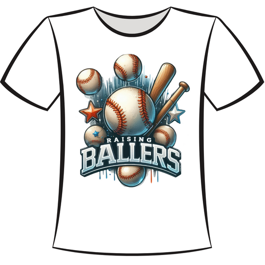 DTF Design: Baseball Raising Ballers