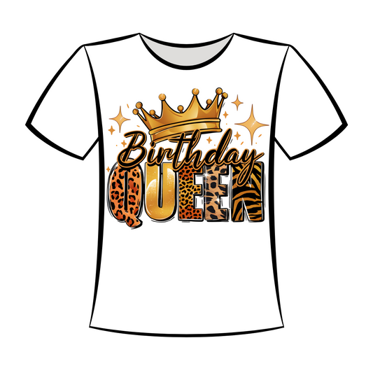 DTF Design: Birthday Queen