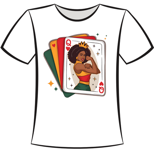 DTF Design: Black Girl Magic Queen Card