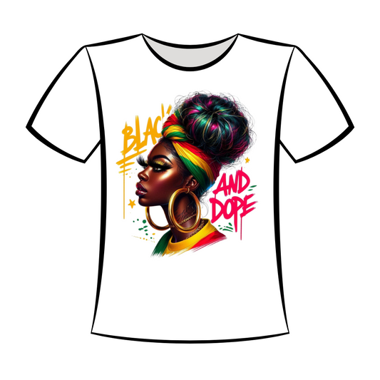 DTF Design: Black and Dope
