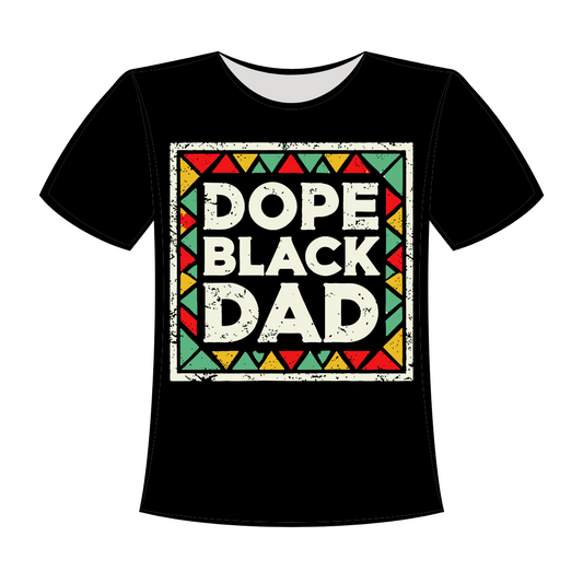 DTF Design: Dope Black Dad