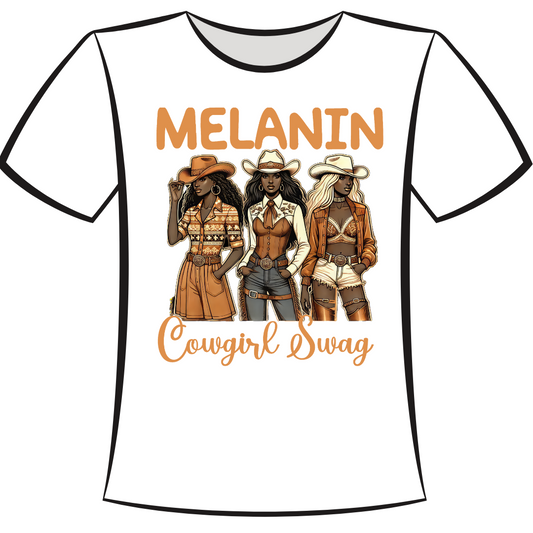 DTF Design: Melanin Cowgirl Swag