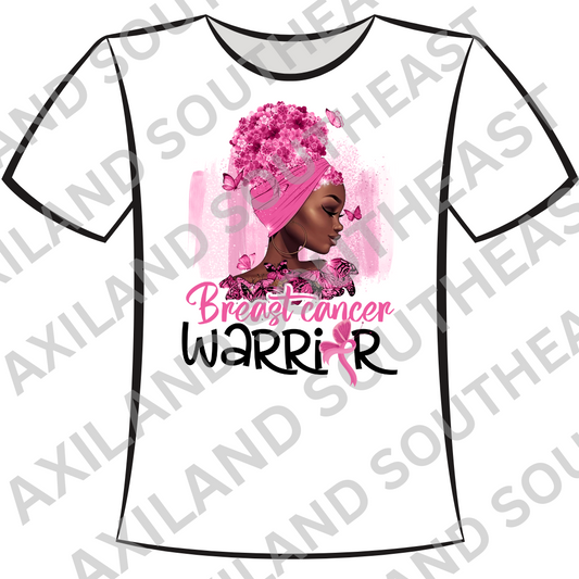 DTF Design: Breast Cancer Warrior