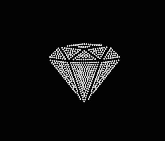 Rhinestone Small Patch: Diamond