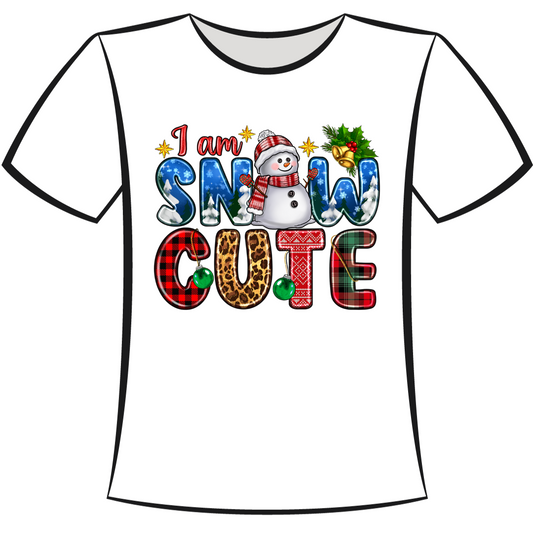 DTF Design: I Am Snow Cute