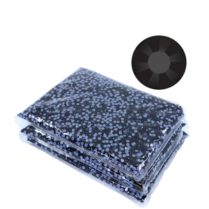 Wholesale packaged jet (Black) rhinestones