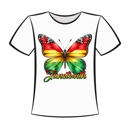 DTF Design: Juneteenth Butterfly