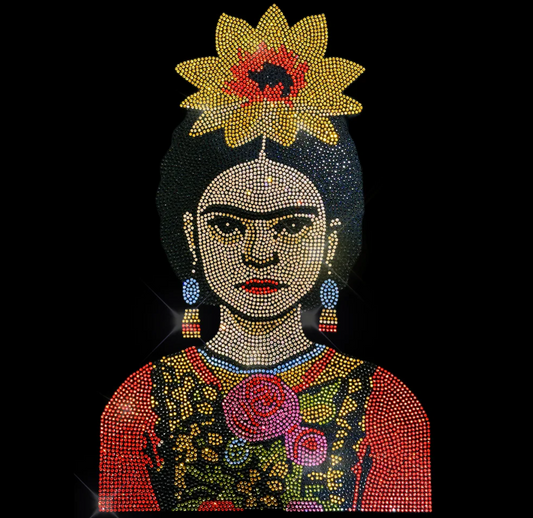 Hotfix Rhinestone Transfer: Frida