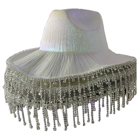 Rhinestone Fringe Cowboy Hat