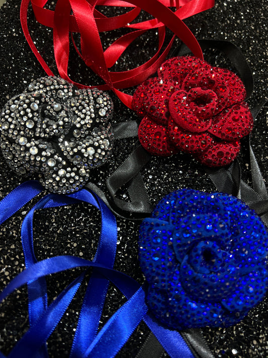 Multi-Stone Flower Choker