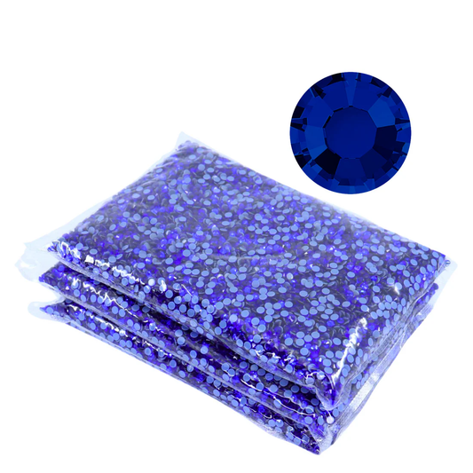 Sapphire Hot-fix Rhinestone Wholesale Polybag | CrystAX