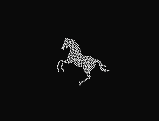 Rhinestone Small Patch: Horse - 4 Piece Pack