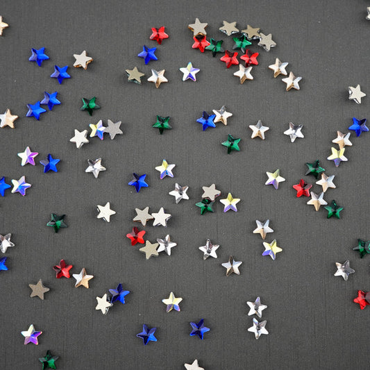 Star shape Rhinestone 5x5mm NON Hot-fix Mini Bag