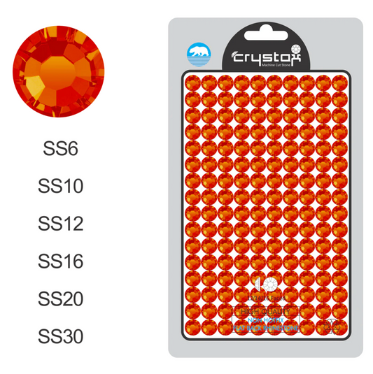 CrystAX Sun Non Hotfix Rhinestone 