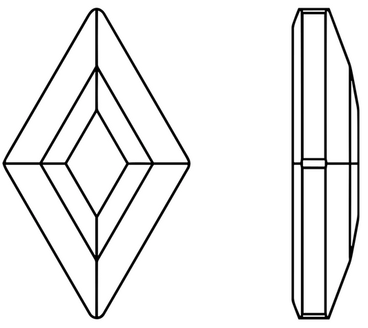 Diamond 3x5mm NON Hot-fix Mini Bag