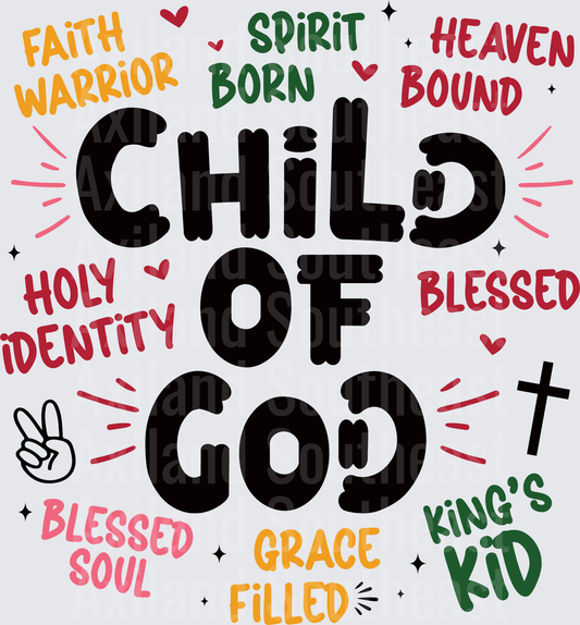 DTF Transfer - Child of God Kids