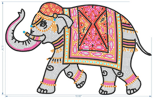 Hotfix Rhinestone Transfer: 21006 Indian Elephant