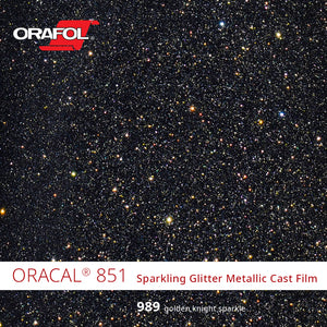 Oracal 851 Cast Sparkling Glitter Metallic Craft Vinyl