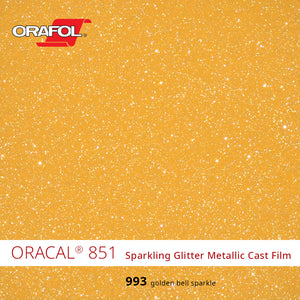 Oracal 851 Cast Sparkling Glitter Metallic Craft Vinyl