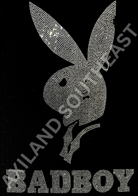 Bad Boy Hotfix Rhinestone Transfer