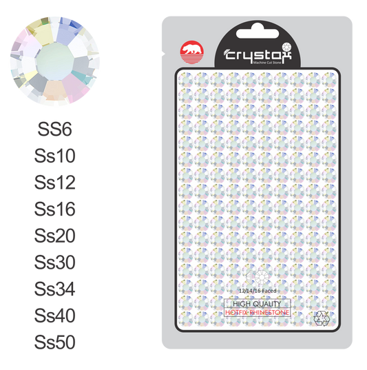 Crystal AB Hot-fix Rhinestone Pro Bag