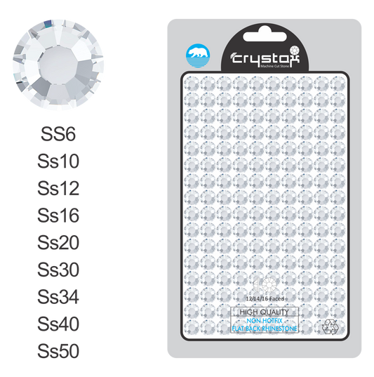 Crystal Clear Hot-fix Rhinestone Pro Bag