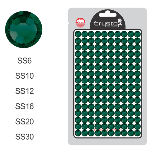 Emerald Hot-fix Rhinestone Pro Bag