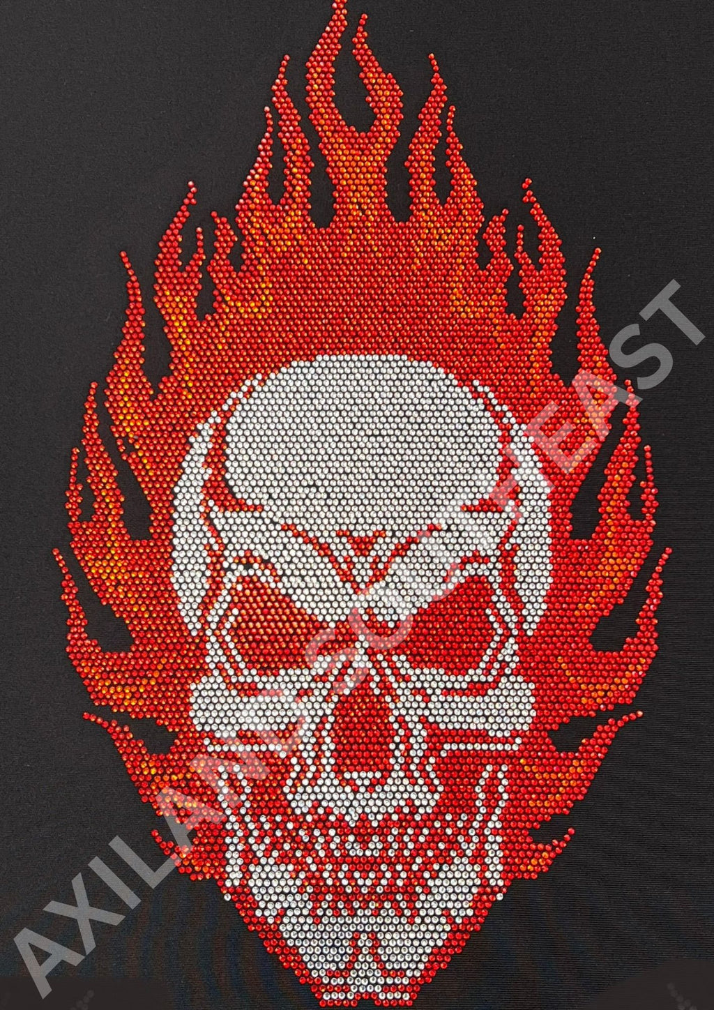 Flame Skull Hotfix Rhinestone Transfer – Axiland Southeast