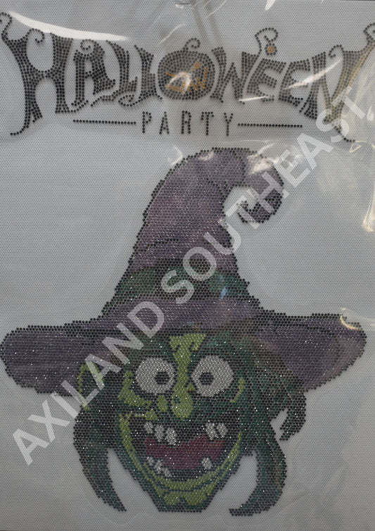 Halloween Rhinestone Iron-On Transfer