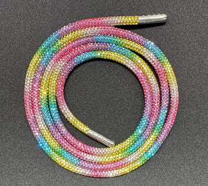 Rainbow Rhinestone Hoodie String