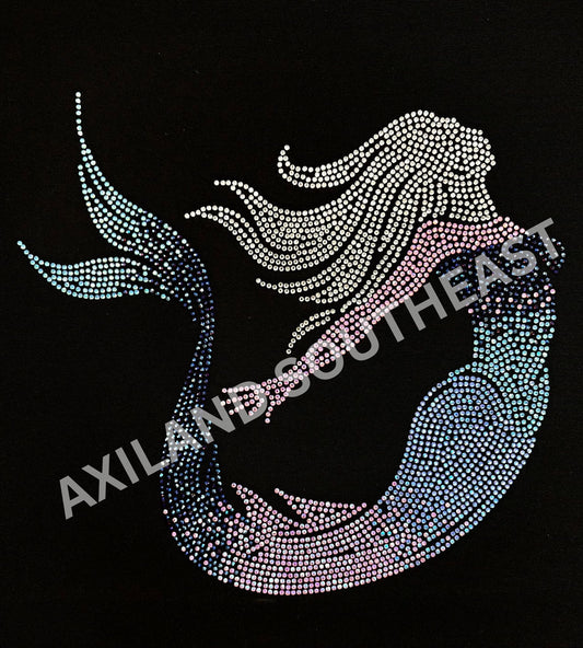 Mermaid Hotfix Rhinestone Transfer 21058