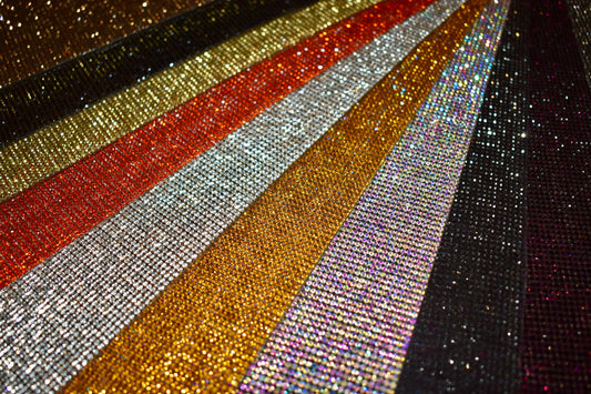 SS6.5 Hotfix Rhinestone Mesh by Sheet