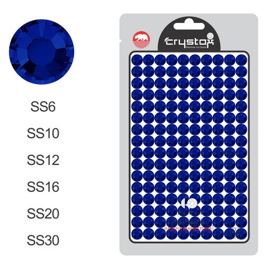 Sapphire Hot-fix Rhinestone Pro Bag